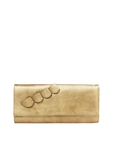 Baggit Women Gold Fingers Club Clutch