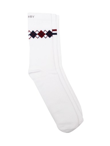 Jockey LCESCBRA Men White Pack of 3 Socks 2004