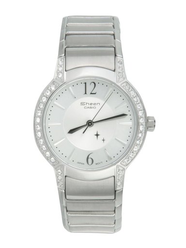 Casio Sheen Women Silver Analogue Watches (SH111) SHN-4015D-7ADR